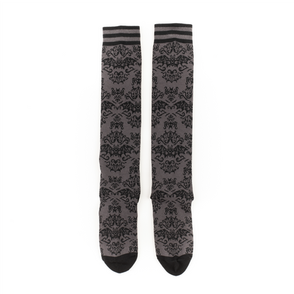 Bat Damask Knee High Socks