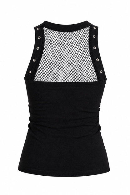 Lunar Eclipse Eyelet Tank Top