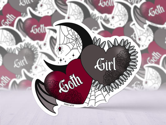 Goth Girl Sticker