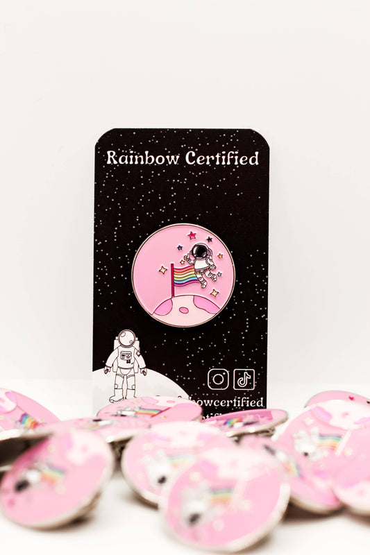 Moon Landing LGBTQIA+ Enamel Pin