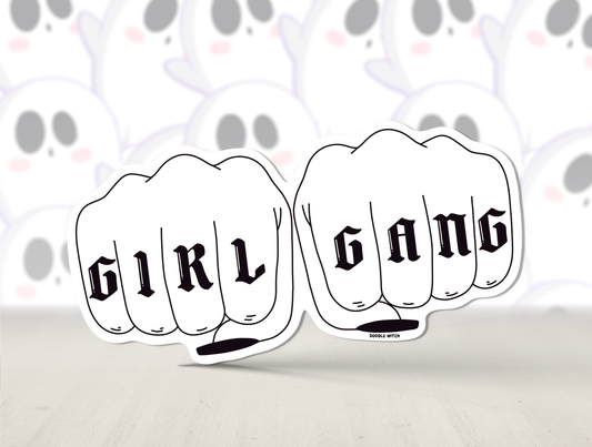Girl Gang,  Feminist Stickers