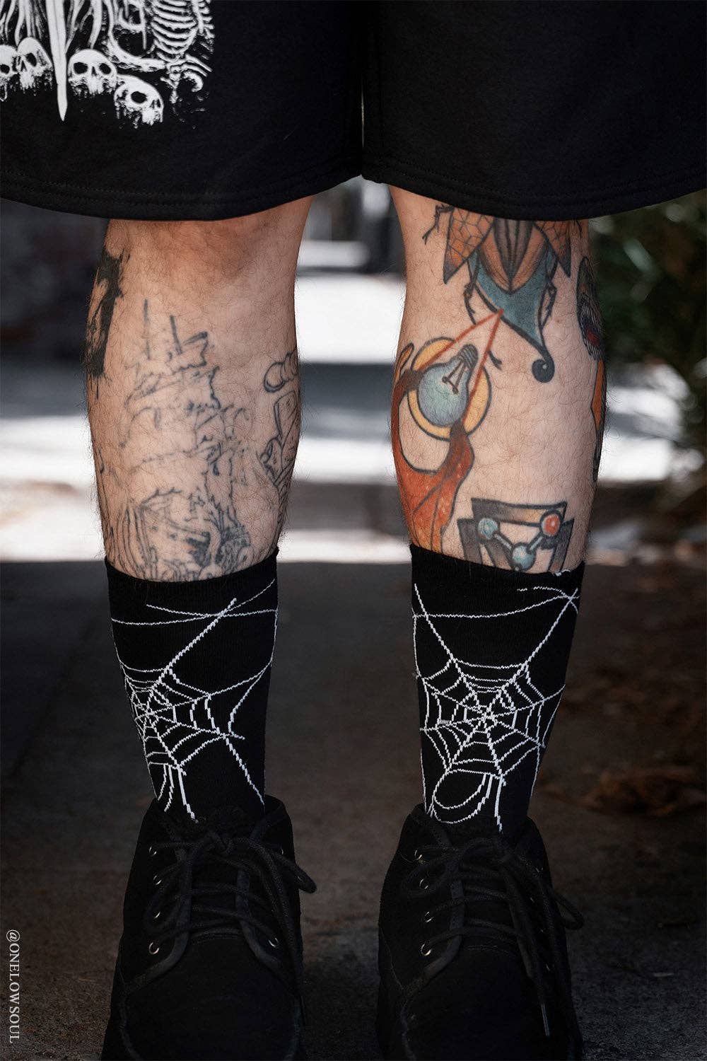 Nightweave Spiderweb Socks