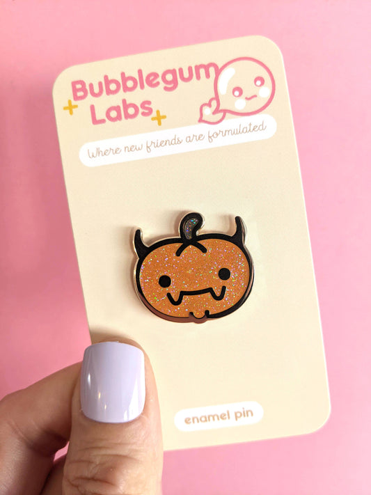 Demon Pumpkin Enamel Pin