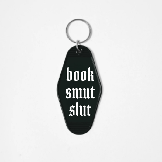 Book Smut Slut Motel Keychain