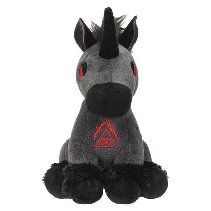 14967 Black Unicorn Stuffed Plush C/24