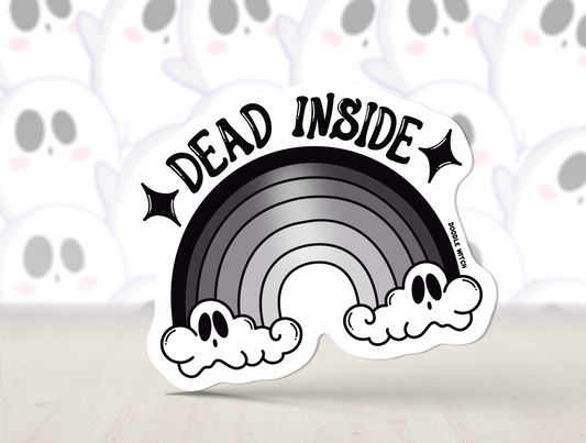 Dead Inside Goth Spooky Sticker