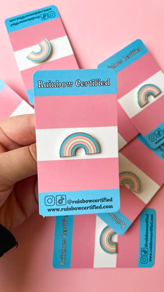 Transgender PRIDE Rainbow LGBTQ+ Enamel Pin
