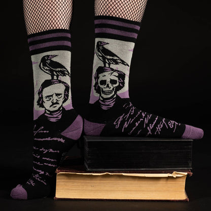 The Raven Poe Socks