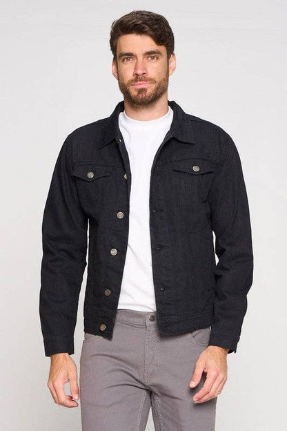 Men's Black Denim Jacket