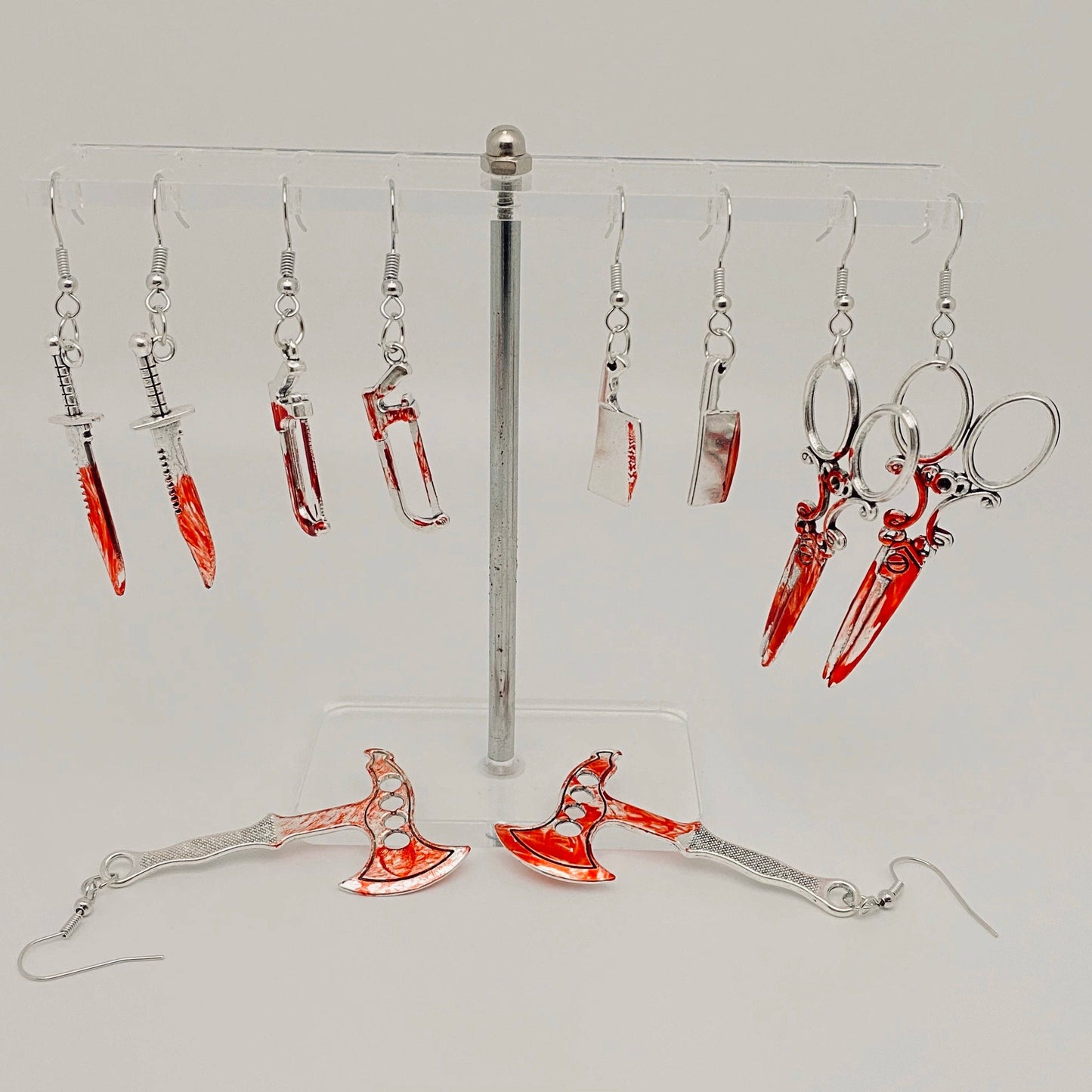 Terror Halloween Dress Up Blood Earrings