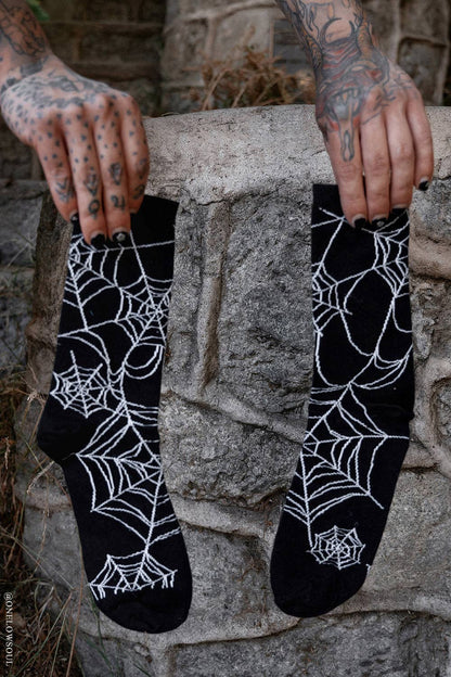 Nightweave Spiderweb Socks