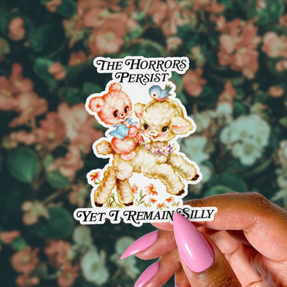 The Horrors Persist Sticker
