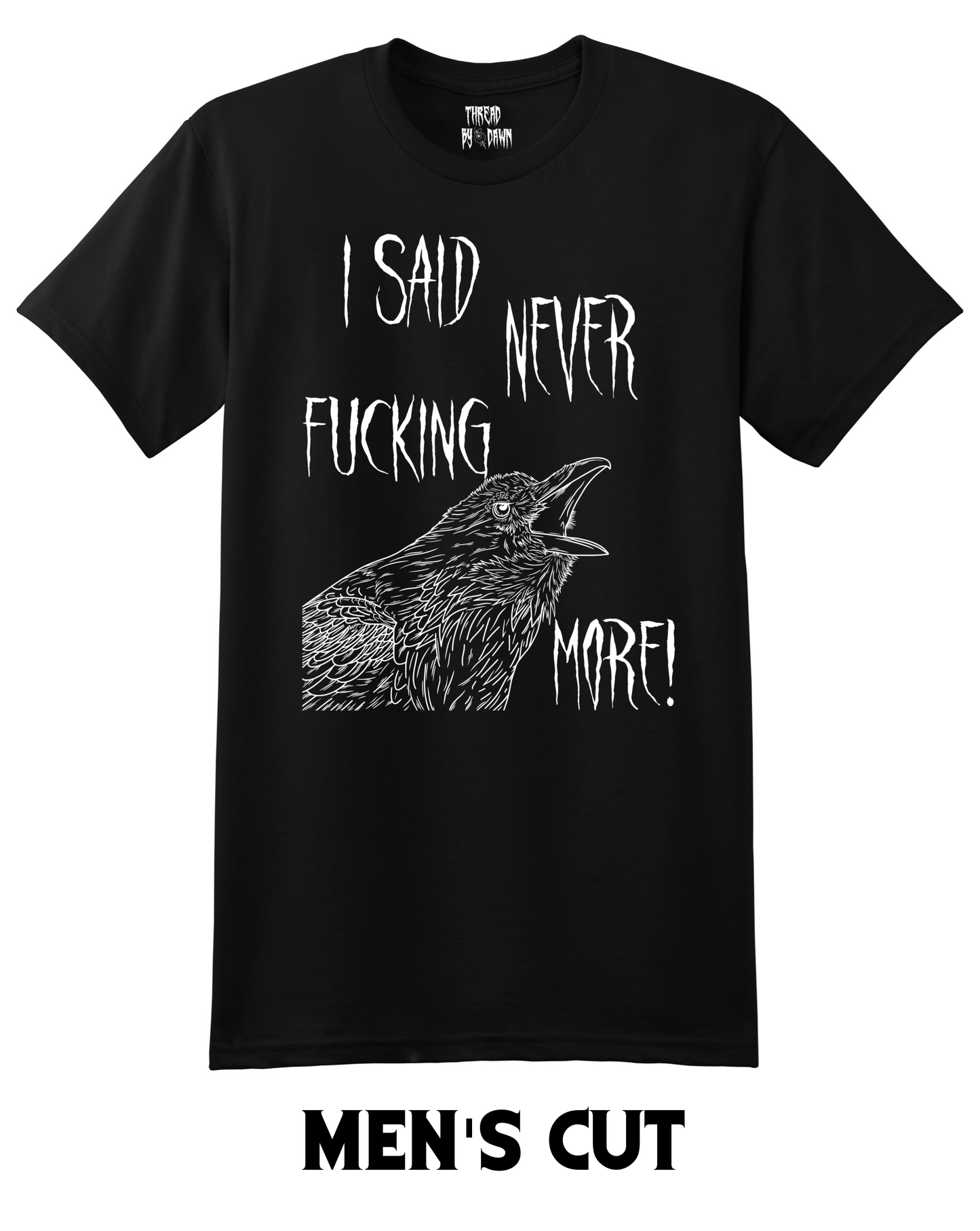 Nevermore Edgar Allan Poe Raven T-shirt