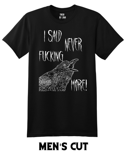 Nevermore Edgar Allan Poe Raven T-shirt