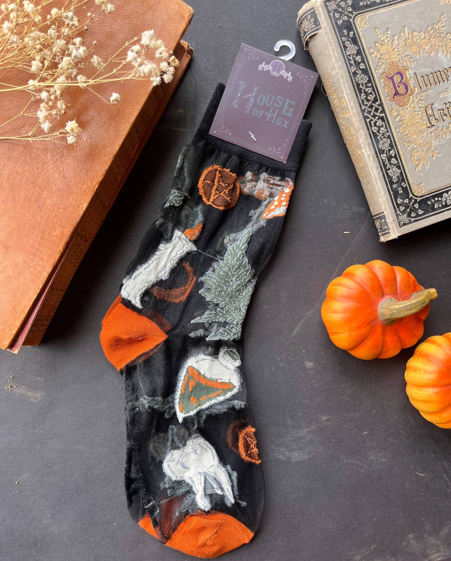 Magic Spell Socks | witch | Accessories | spooky | goth