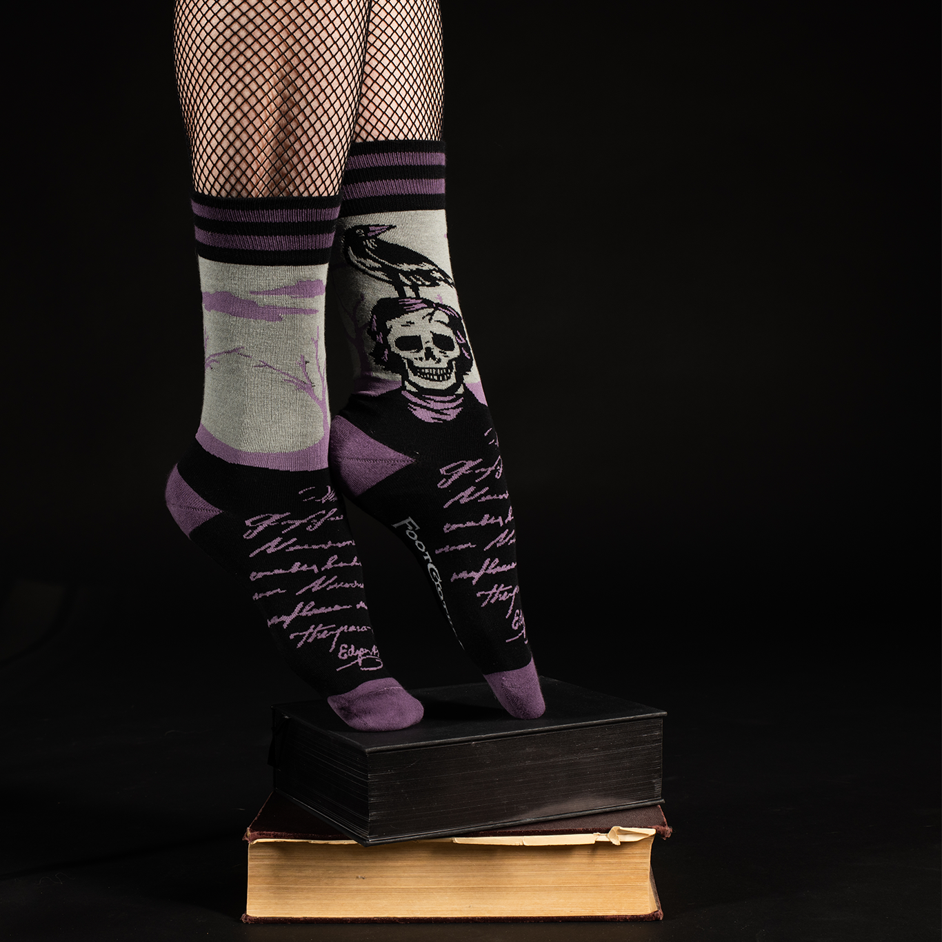 The Raven Poe Socks