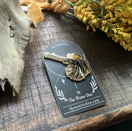 Flogger Enamel Pin