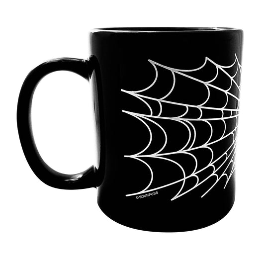 SOURPUSS SPIDERWEB MUG