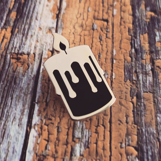 Candle Enamel Pin