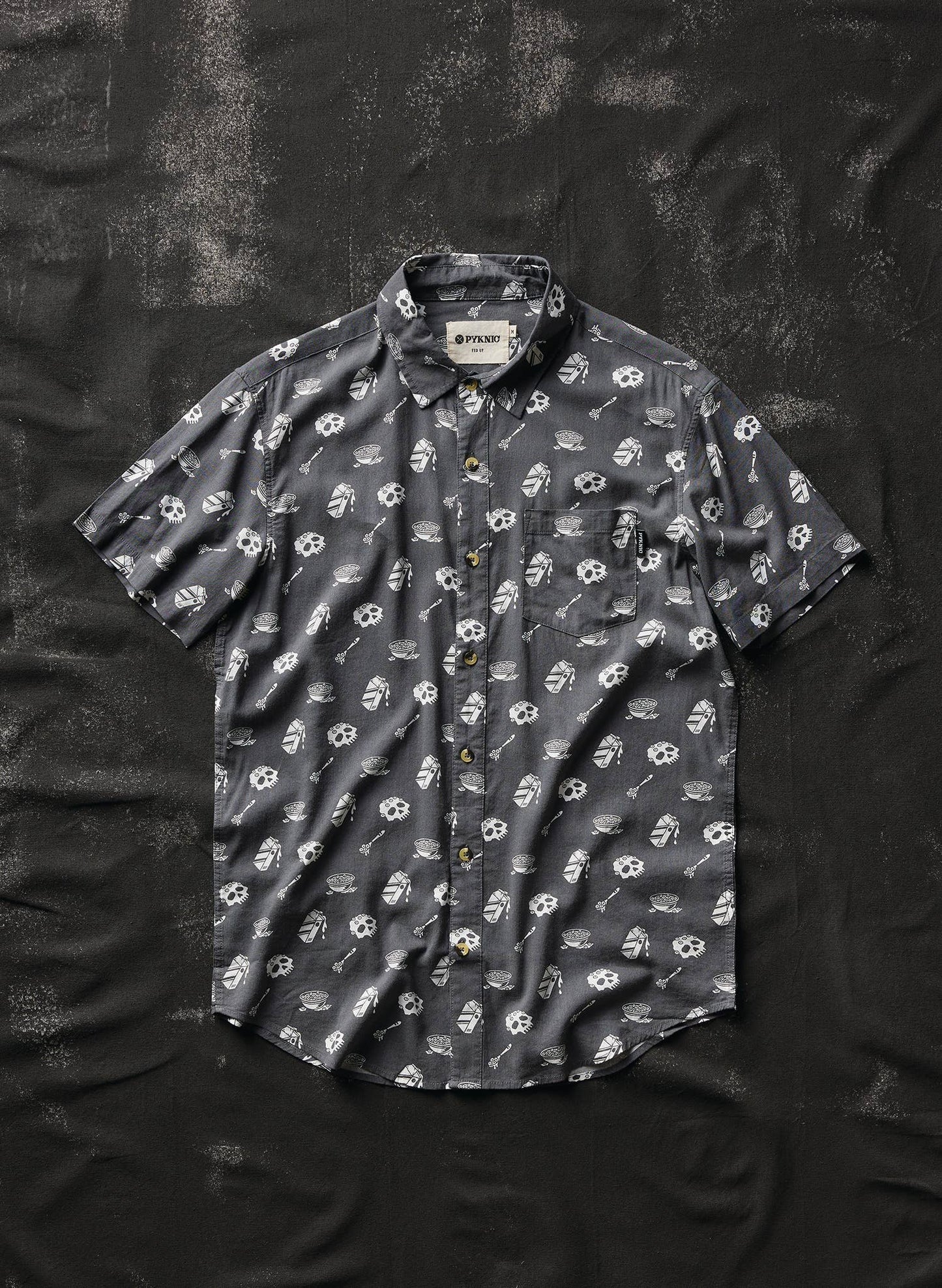 Cereal Killer Casual Button Down Shirt